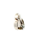 Sterling Silver Large Knot Clip-on Earrings