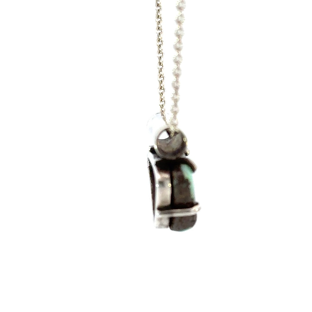 Sterling Silver Queensland Boulder Opal Pendant