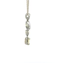 Solid Aussie Opal Pendant with Organic Shapes in Silver