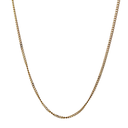 18K Yellow Gold Curb-link Necklace 60cm in Length