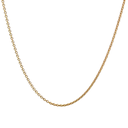 Round Belchor Linked Necklace in 18K Yellow Gold
