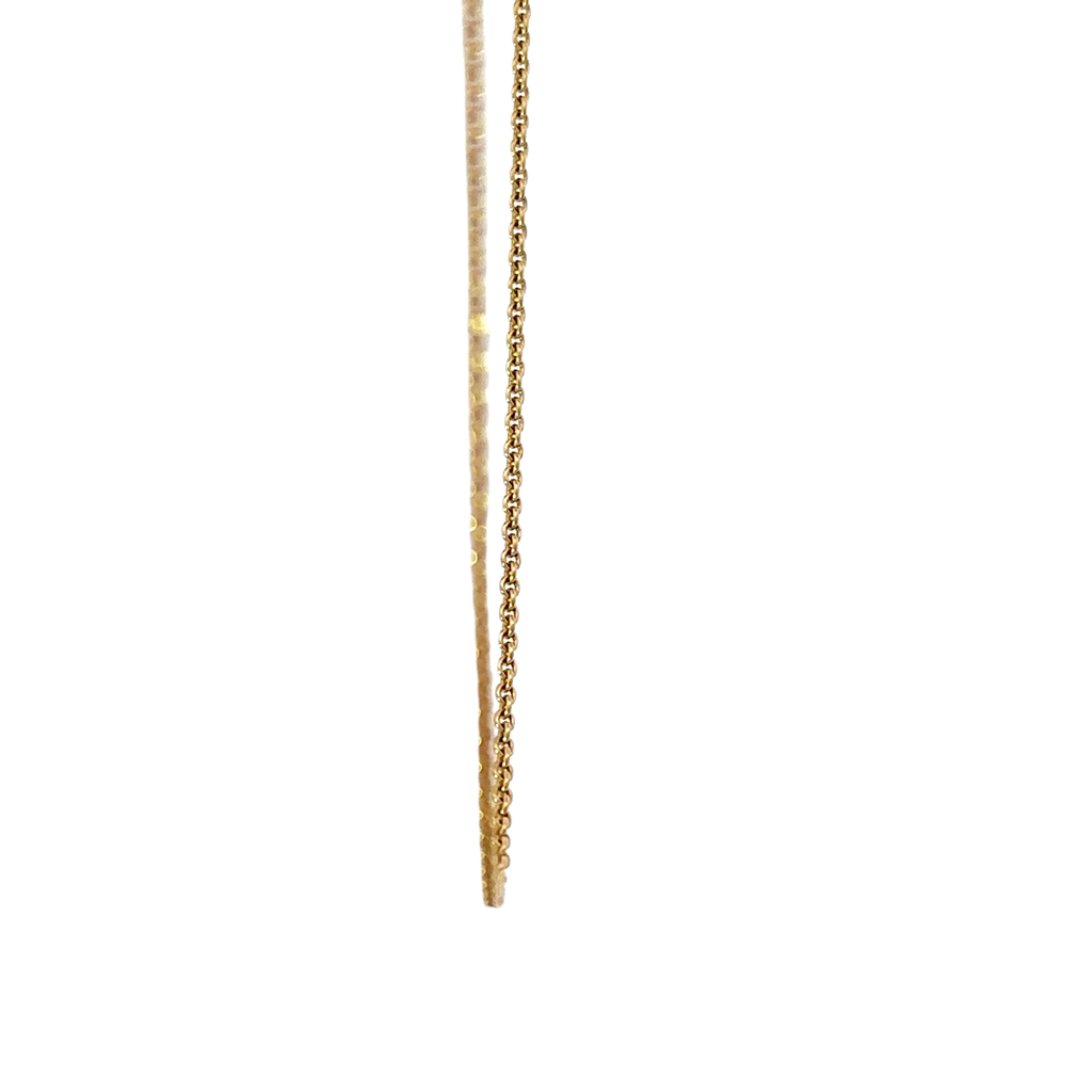 Round Belchor Linked Necklace in 18K Yellow Gold