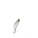 Swoosh brooch in sterling silver