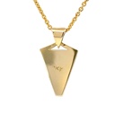 14K inlaid Australian crystal opal pendant