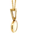 Crystal opal pendant in an 18K yellow gold setting