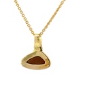14K yellow gold opal pendant in blues and greens
