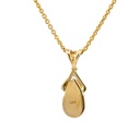 18K pendant set with inlaid Australian opal