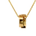 Doublet opal pendant in 14K yellow gold with a contemporary design