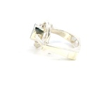 Sterling silver unique ring with an opal centre