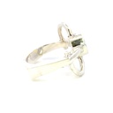 Sterling silver unique ring with an opal centre