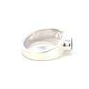 Aussie solid opal ring in sterling silver
