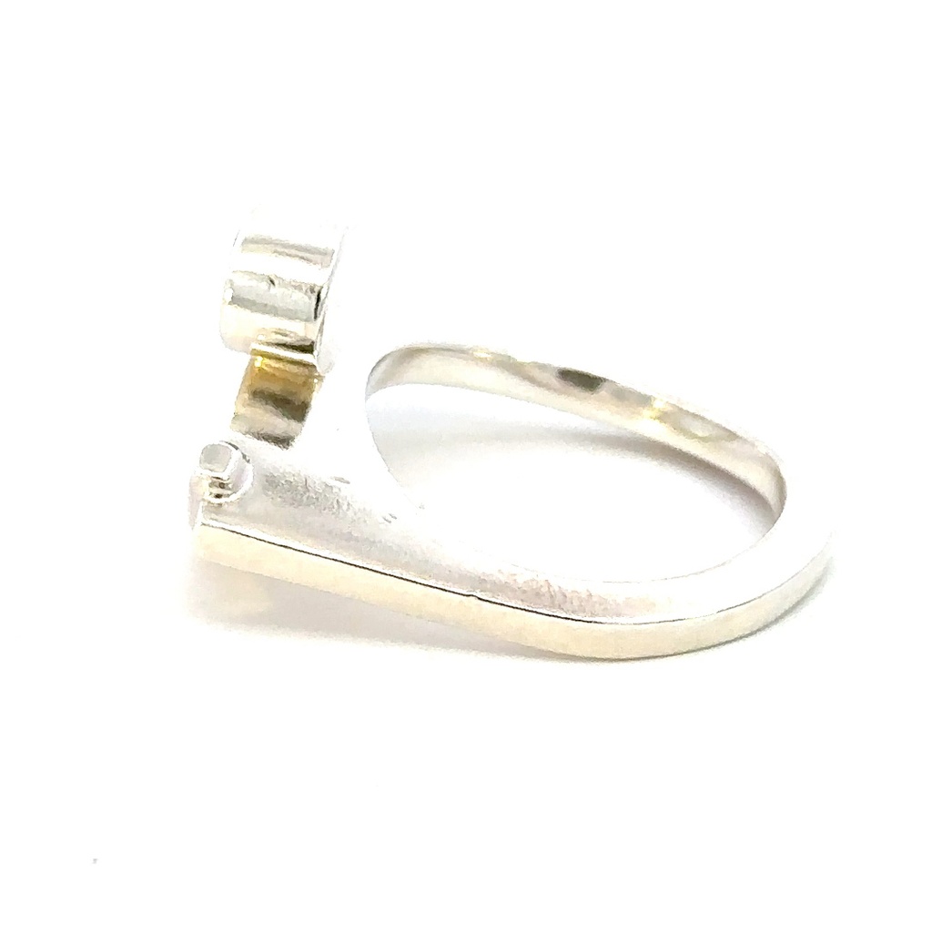 Sterling silver set with a Australian opal