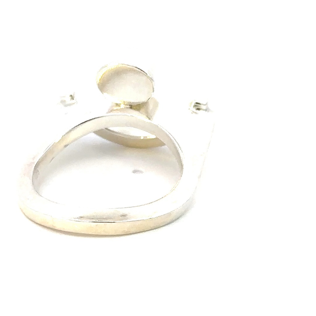 Sterling silver set with a Australian opal