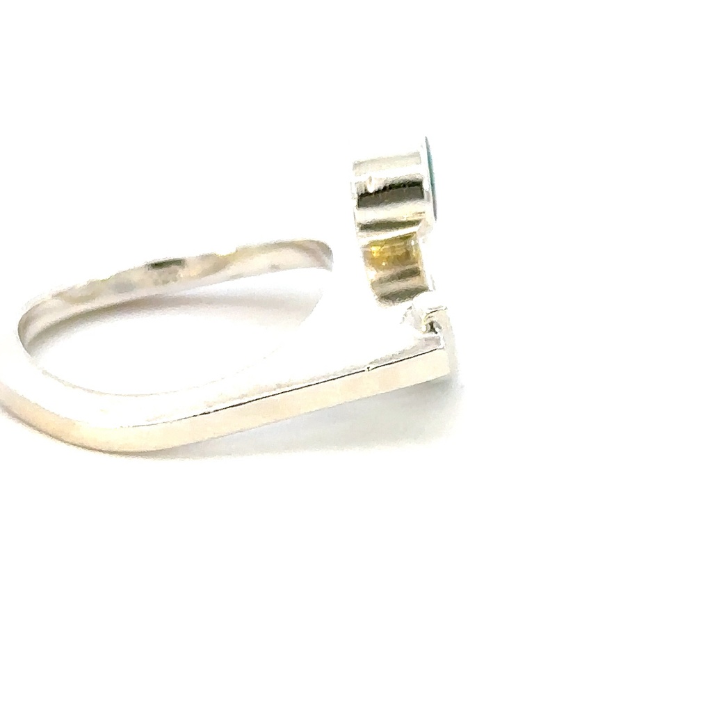 Sterling silver set with a Australian opal