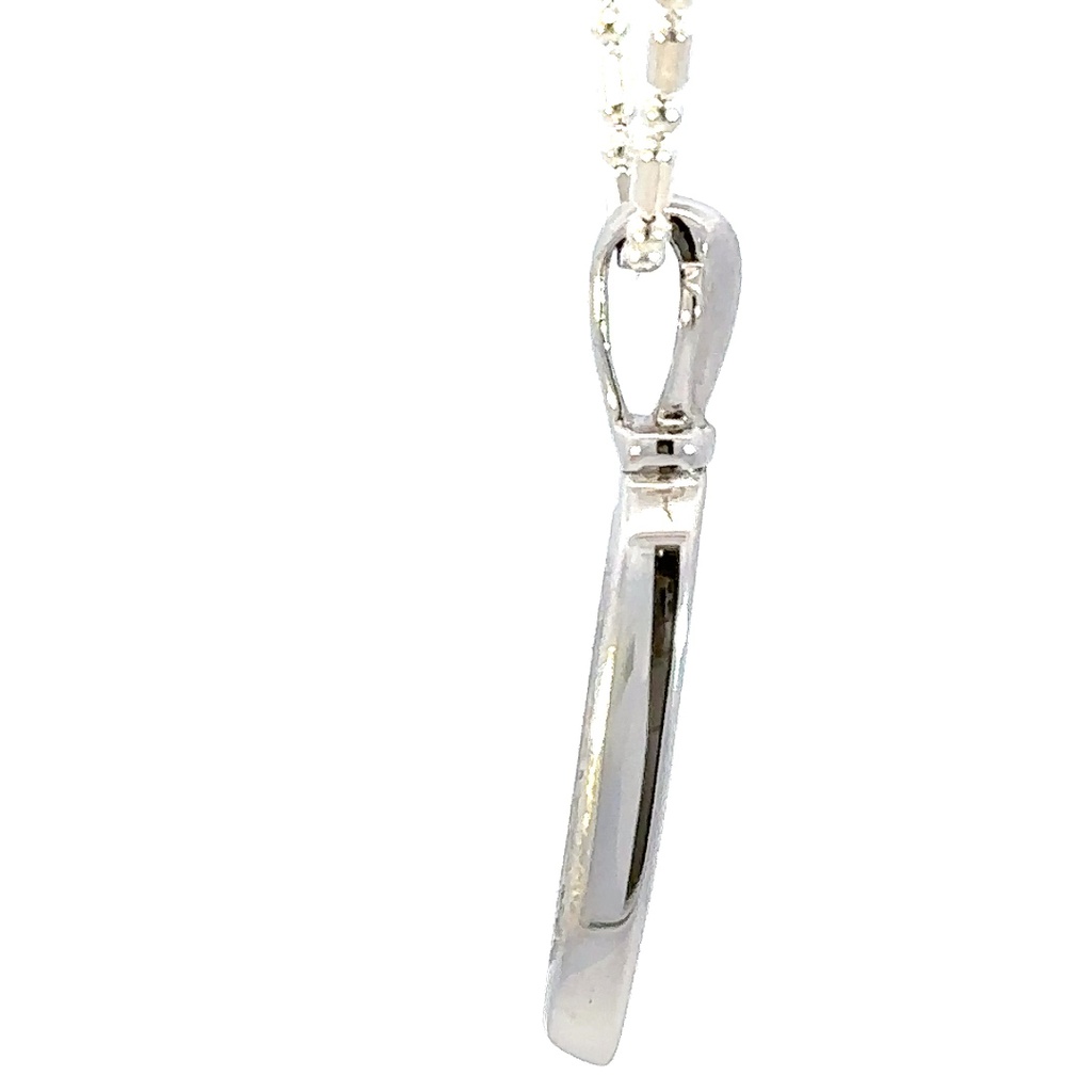 Australian boulder opal doublet pendant in silver