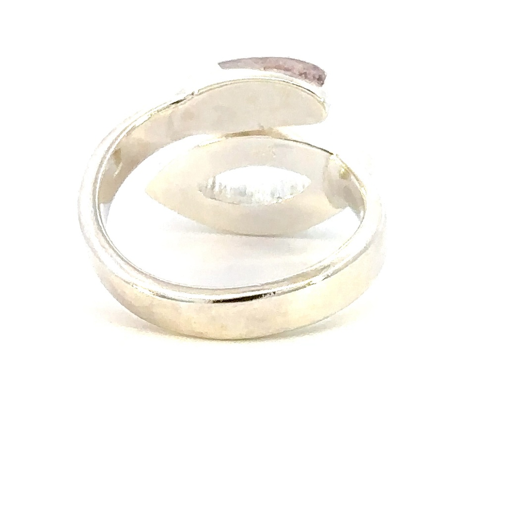 Marquise feature ring with oval  Aussie opal