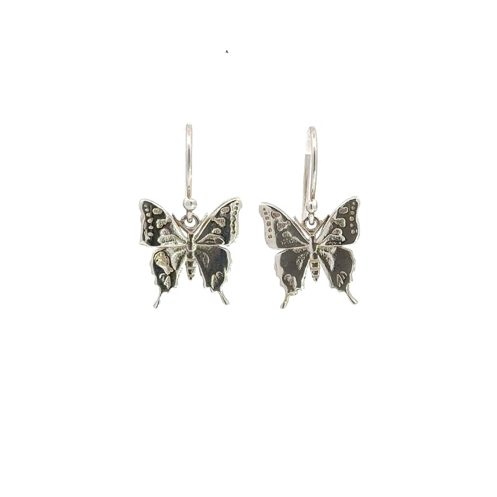 Silver Small Ulysses Butterfly Earrings