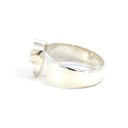 Sterling silver unique opal ring