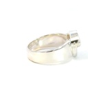 Sterling silver unique opal ring