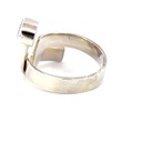 Opal ring in a unique sterling silver design