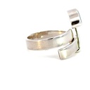 Opal ring in a unique sterling silver design