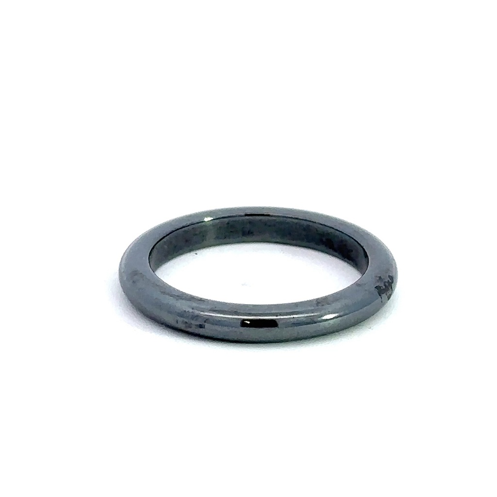 Hematite glossy ring