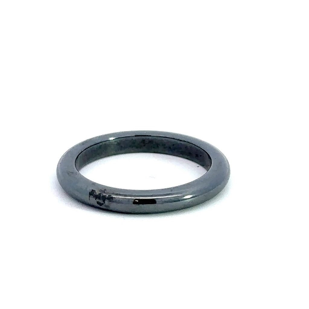 Hematite glossy ring