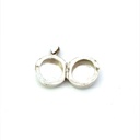 Sterling silver opening locket pendant