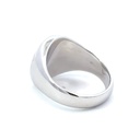 Signet Ring in 9K White Gold