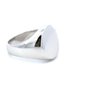 Signet Ring in 9K White Gold