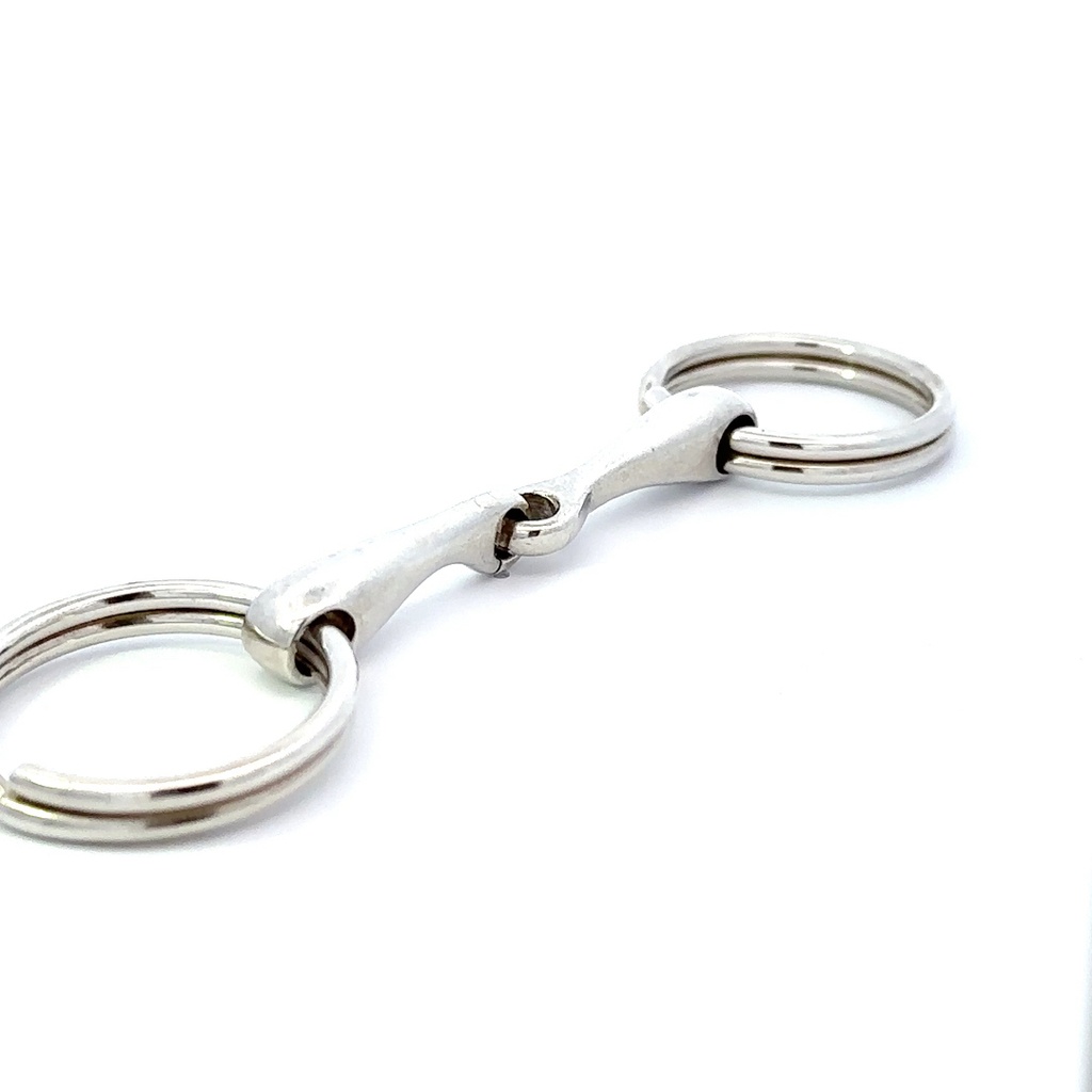 Sterling Silver Horse Bit Key Ring