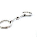 Sterling Silver Horse Bit Key Ring