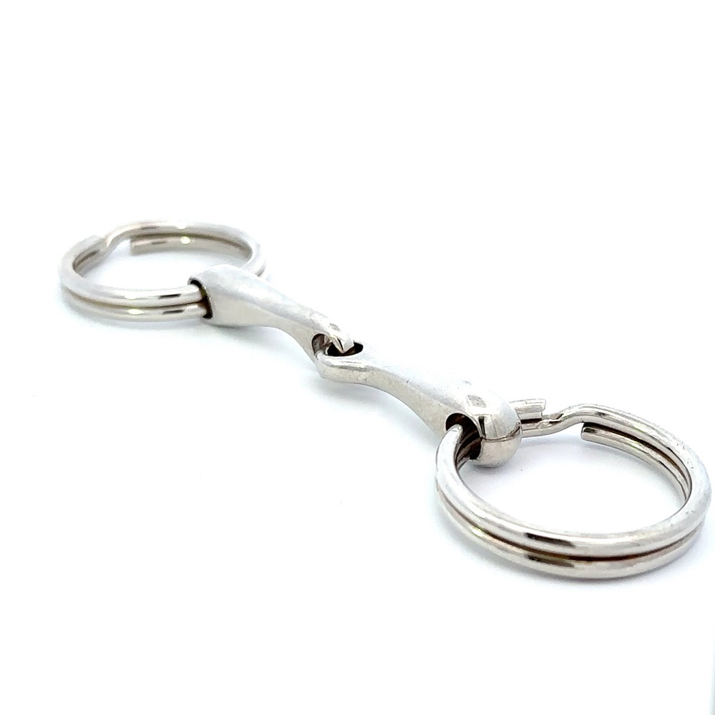Sterling Silver Horse Bit Key Ring