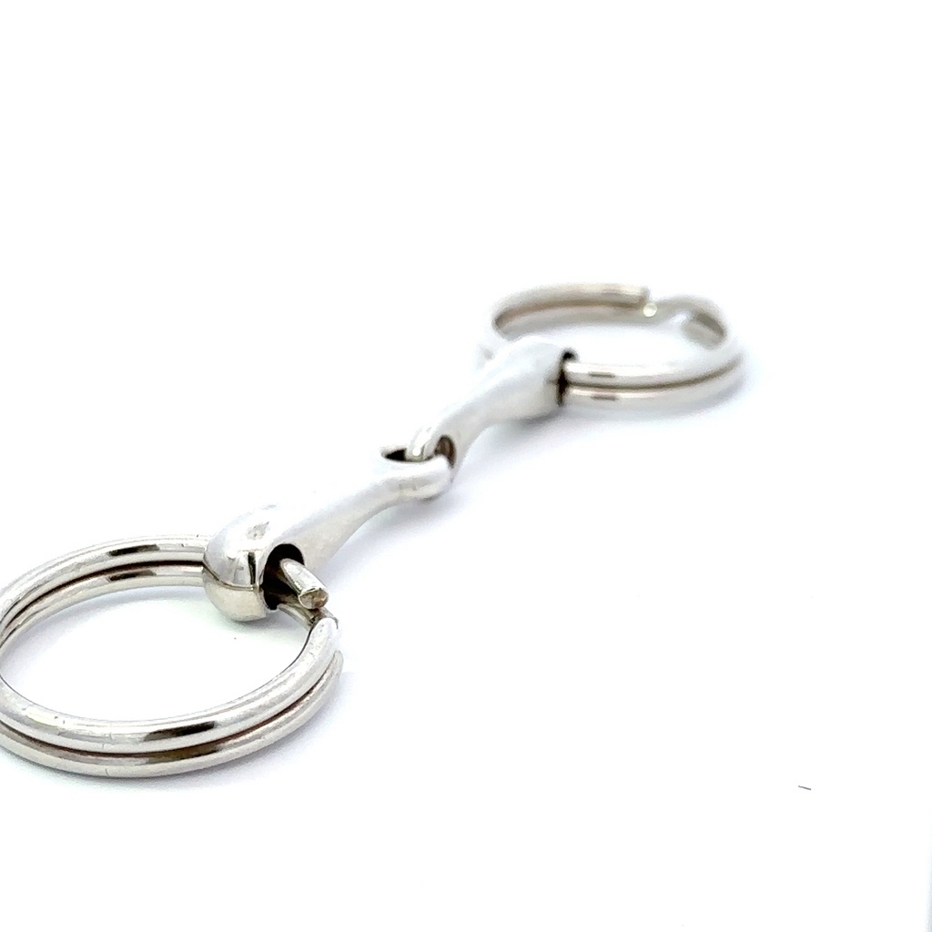 Sterling Silver Horse Bit Key Ring