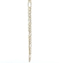 Silver Figaro Style Necklace 50cm
