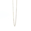 Fine cable necklace in sterling silver and 45cm in length