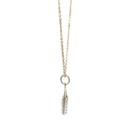 Bilum pendant in sterling silver