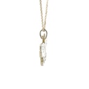 Monarch butterfly pendant in sterling silver