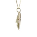 Tribal inspired mud mask pendant with shell details