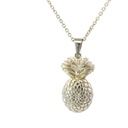 Pineapple pendant in sterling silver