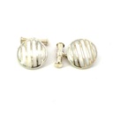 Sterling Silver Cufflinks With Mother of Pearl
