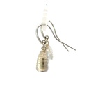 Nautilus shell earrings in sterling silver
