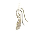 Bilum inspired earrings in sterling silver