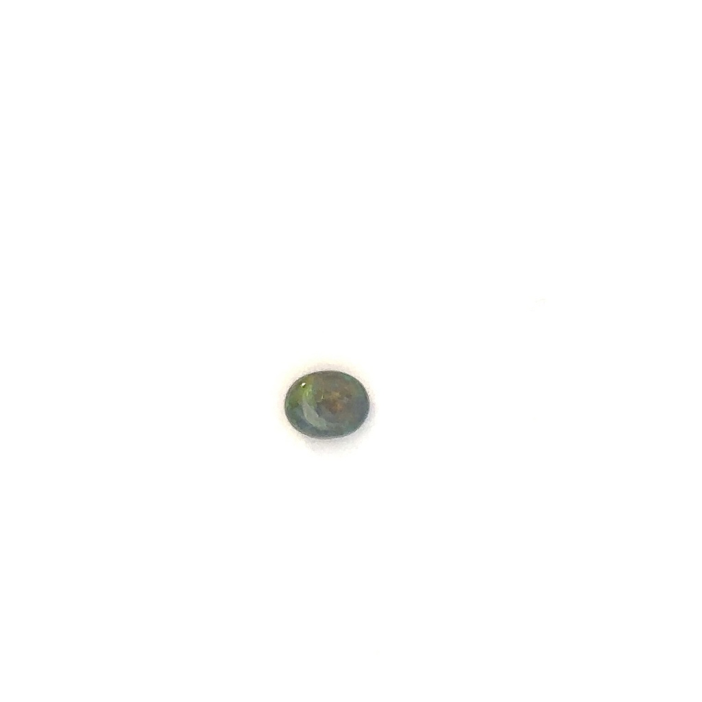Solid black Australian opal gemstone