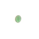 Solid black Australian opal with predominately green colours