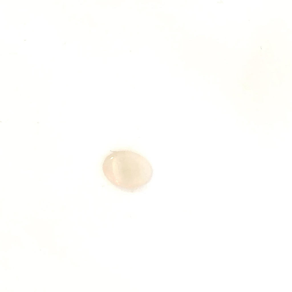 Solid white opal gemstone