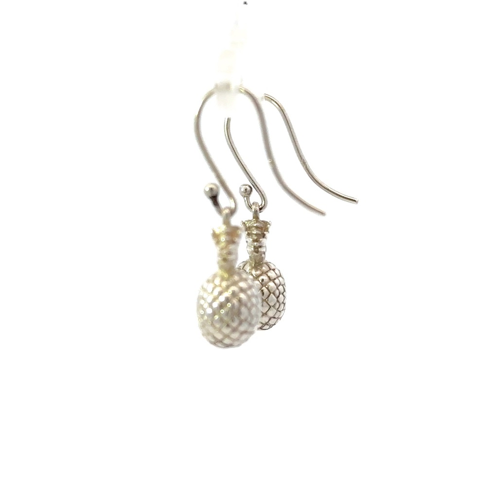 Pineapple Earrings in Sterling silver