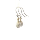 Pineapple Earrings in Sterling silver