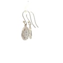 Silver Buka Basket Inspired Earrings