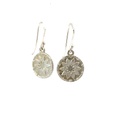 Silver Buka Basket Inspired Earrings